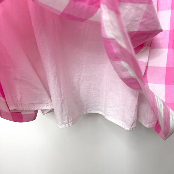 CREWCUTS Ruffle Trim Pink Gingham Party Dress NWT 16 Girls - Picture 8 of 12